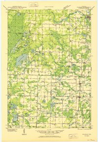 1950 Map of Coleman