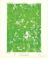1939 Map of Dunbar, 1965 Print