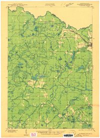Download a high-resolution, GPS-compatible USGS topo map for Florence, WI (1941 edition)