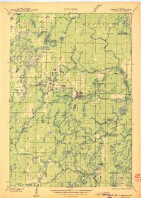 preview thumbnail of historical topo map of Goodman, WI in 1946