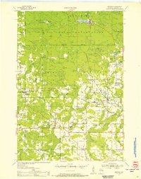 1954 Map of Gresham, 1956 Print