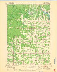 1951 Map of Marathon County, WI, 1969 Print