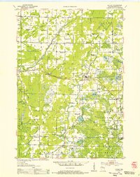 Download a high-resolution, GPS-compatible USGS topo map for Hatley, WI (1955 edition)