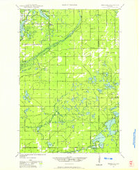 1945 Map of Douglas County, WI, 1956 Print