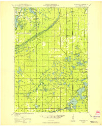 preview thumbnail of historical topo map of Douglas County, WI in 1949