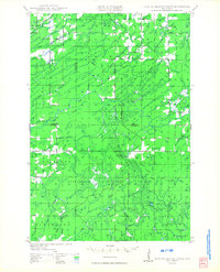 1949 Map of Jump River Fire Tower
