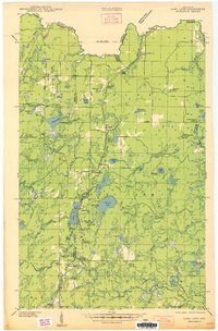preview thumbnail of historical topo map of Long Lake, WI in 1948