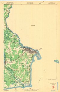 1939 Map of Marinette