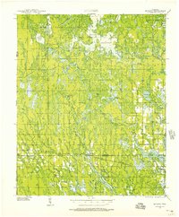1939 Map of Lincoln County, WI, 1957 Print