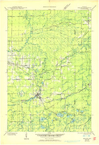 Download a high-resolution, GPS-compatible USGS topo map for Mellen, WI (1950 edition)