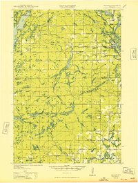 preview thumbnail of historical topo map of Rusk County, WI in 1949