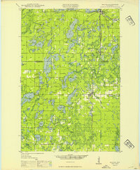 preview thumbnail of historical topo map of Minong, WI in 1949