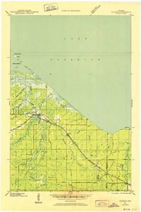 Download a high-resolution, GPS-compatible USGS topo map for Odanah, WI (1952 edition)