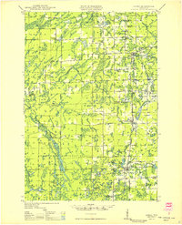 preview thumbnail of historical topo map of Ogema, WI in 1949