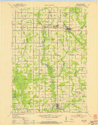 Download a high-resolution, GPS-compatible USGS topo map for Owen, WI (1955 edition)