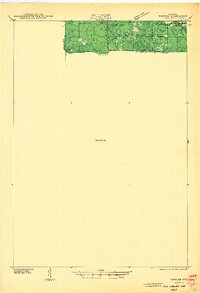 1940 Map of Langlade County, WI