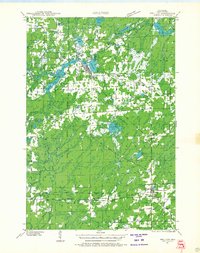 1941 Map of Phillips, 1967 Print