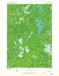 Download a high-resolution, GPS-compatible USGS topo map for Pike Lake, WI (1966 edition)