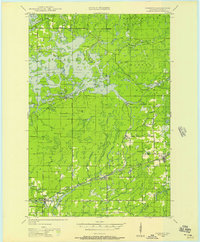 Download a high-resolution, GPS-compatible USGS topo map for Radisson, WI (1957 edition)