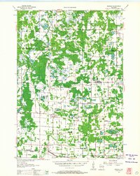 1955 Map of Portage County, WI, 1963 Print