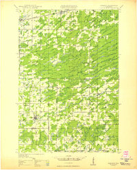 preview thumbnail of historical topo map of Sheldon, WI in 1949