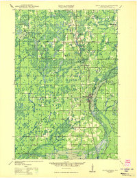 preview thumbnail of historical topo map of Solon Springs, WI in 1949