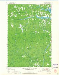 Download a high-resolution, GPS-compatible USGS topo map for Spirit Falls, WI (1966 edition)