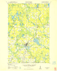 1949 Map of Spooner, WI