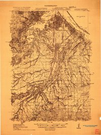 1915 Map of Superior