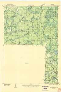 1940 Map of Thunder Mtn.