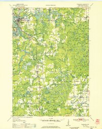 1952 Map of Tomahawk