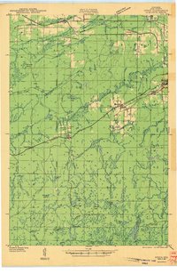 Download a high-resolution, GPS-compatible USGS topo map for Upson, WI (1943 edition)