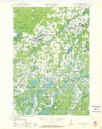 preview thumbnail of historical topo map of Rusk County, WI in 1948