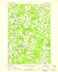 1954 Map of Wittenberg, 1956 Print