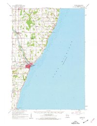 preview thumbnail of historical topo map of Algoma, WI in 1960