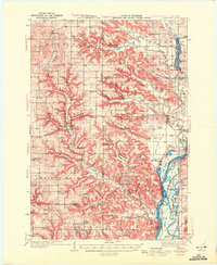 preview thumbnail of historical topo map of Arkansaw, WI in 1941