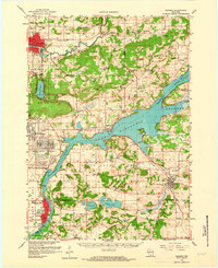Download a high-resolution, GPS-compatible USGS topo map for Baraboo, WI (1964 edition)