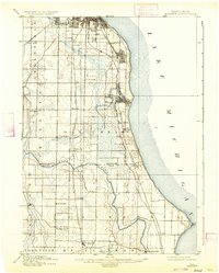 1901 Map of Bayview, 1934 Print