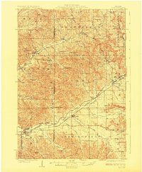 1927 Map of Jackson County, WI