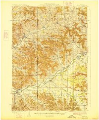 preview thumbnail of historical topo map of Blair, WI in 1927