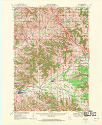 1968 Map of Blair, WI, 1971 Print