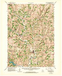 preview thumbnail of historical topo map of Blanchardville, WI in 1962
