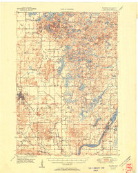 1951 Map of Bloomer, WI