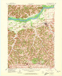 preview thumbnail of historical topo map of Blue Mounds, WI in 1962