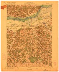 1922 Map of Blue Mounds, WI