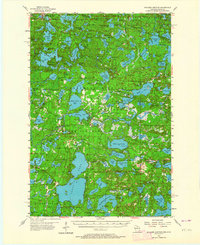 Download a high-resolution, GPS-compatible USGS topo map for Boulder Junction, WI (1964 edition)