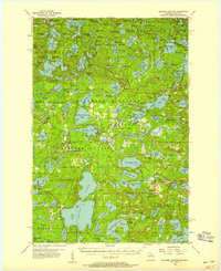 Download a high-resolution, GPS-compatible USGS topo map for Boulder Junction, WI (1957 edition)
