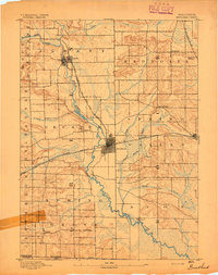 1893 Map of Brodhead