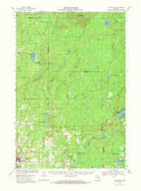 preview thumbnail of historical topo map of Butternut, WI in 1968