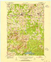 Download a high-resolution, GPS-compatible USGS topo map for Cadott, WI (1954 edition)
